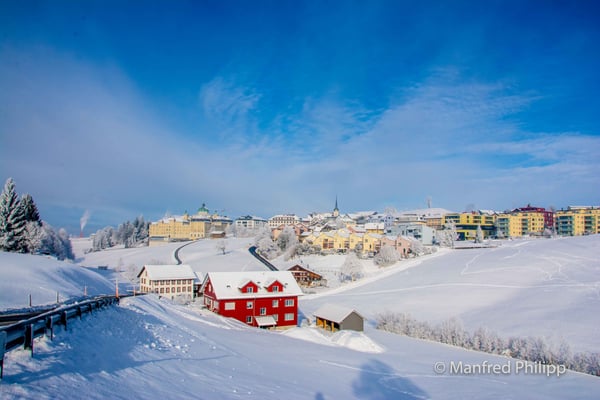 Menzingen im Winterkleid