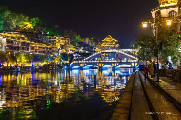 Beleuchtetes Fenghuang