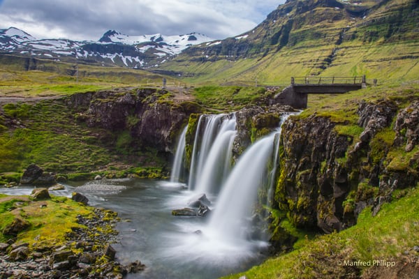 Wasserfall in Island