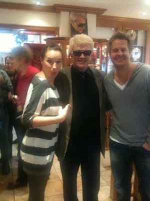Sarah und Lars gemeinsam mit Heino. 