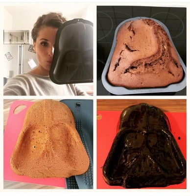 Sarah von Neuburg bäckt sich Darth Vader! 