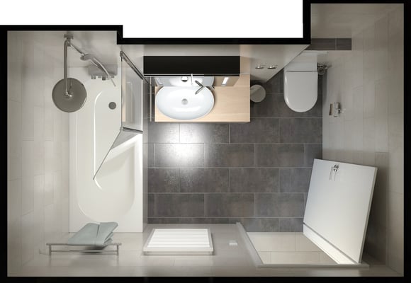 Visualisierung Badezimmer