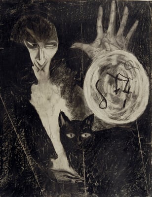 Szene aus « Faust ». Scène tirée du « Faust » de Goethe