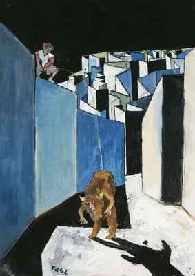 Labyrinth I : Der Entwürdigte Minotaurus. Le Minotaure déshonoré