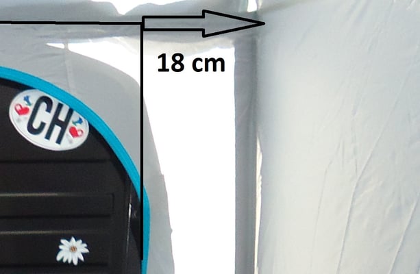 Modifizieren des Anbauzelt für die Ape TM, Kasten