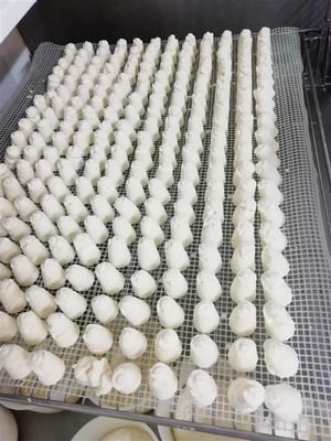 Transformation de mini rigottes de vaches apéro