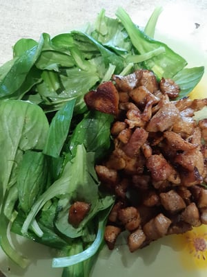 Sauté de porc issu de l'agriculture locale de la Loire