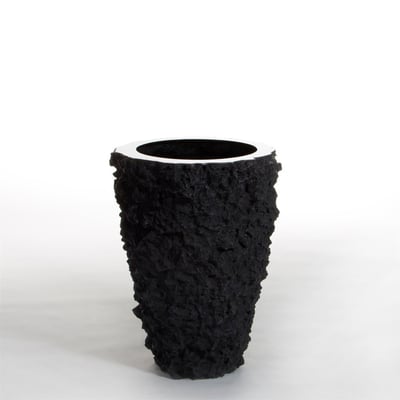 Lava Vase schwarz Planters for Life