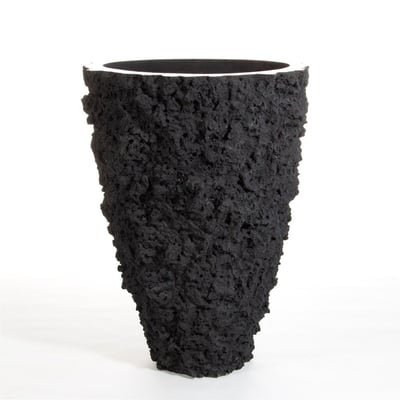 Lava Vase schwarz Planters for Life