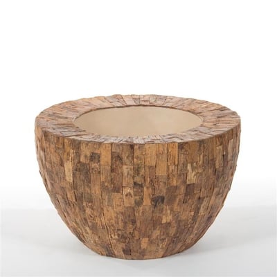 Cemani Wood Bowl Planters for Life