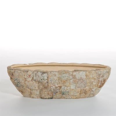 Canoe Mother of Pearl Struktur Planters of Life