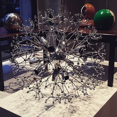 Lampadario Sputnik attribuito a Gaetano Sciolari, 1960-69 