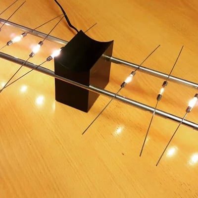 Lampada "7+" di Thedore Waddell per Zanotta anni '70 