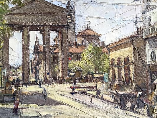 Alve Valdemi Del Mare (1885-1972) - Milano P.zza XXIV Maggio