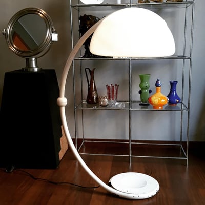  Lampada da terra Serpente di Elio Martinelli, 1960 - 1969 