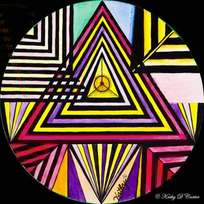 Healing Art Mandala by Kathy D Carter