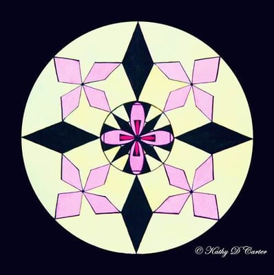 Healing Art Mandala by Kathy D Carter