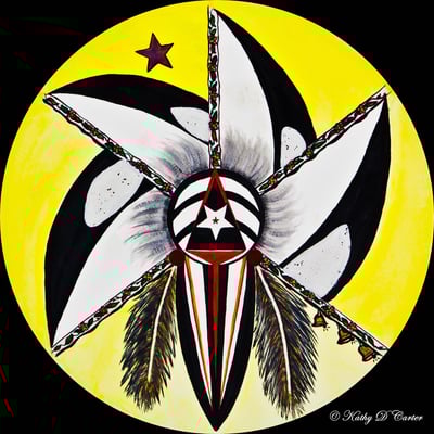 Healing Art Mandala by Kathy D Carter