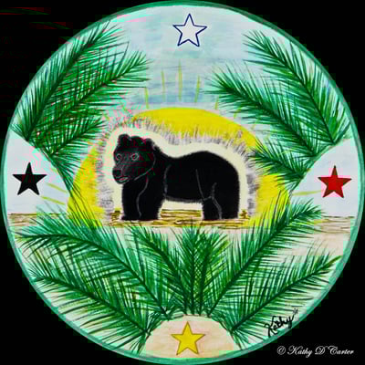 Healing Art Mandala by Kathy D Carter