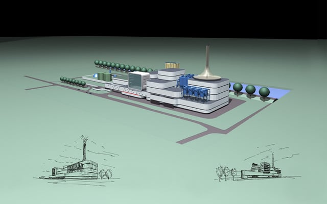 Umstrukturierung und Erweiterung Müllverbrennung Pfaffenau, Wien-A, 2003