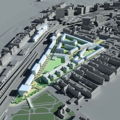 Städtebauliches Entwicklungsgebiet der ÖBB im Bereich des neuen Hauptbahnhofs Wien-A, 2009 - 1. Nachrücker