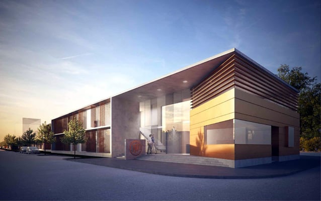 Büro- und Veranstaltungszentrum "Office Park Hirtenberger", A-Hirtenberg, Gutachterverfahren 2012 - 2. Preis