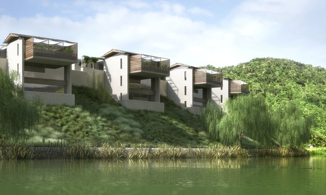 40 Einfamilienhäuser samt Klubhaus in Changsha-CN, 2014-2016