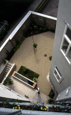 Hofentkernung mit neuer Gartengestaltung