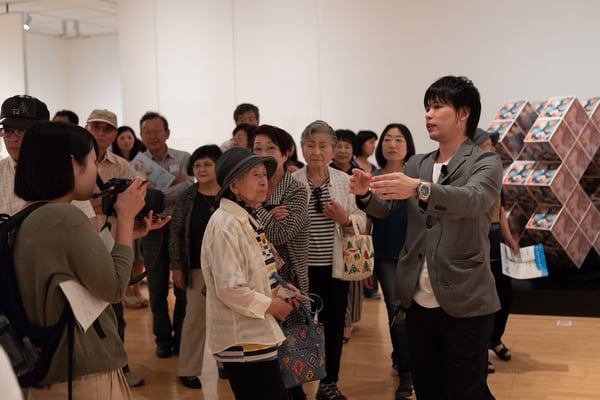 2018年 安城市民ギャラリー　アーティストトーク風景