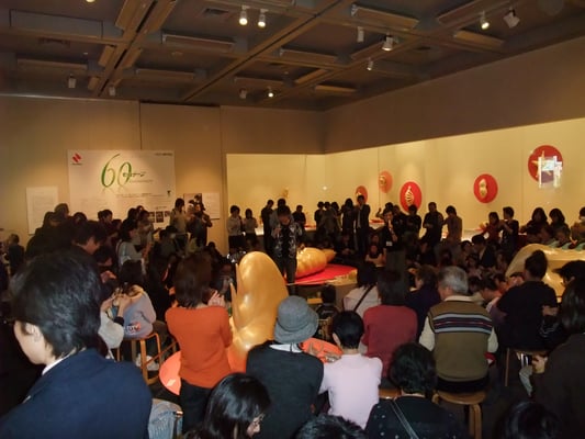 2008年 練馬区立美術館　アーティストトーク＆ワークショップ風景