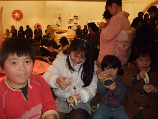 2008年 練馬区立美術館　アーティストトーク＆ワークショップ風景