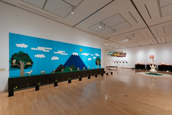 2018年 安城市民ギャラリー『アーティスト活動20周年・セロテープ®︎誕生70周年記念　瀬畑 亮　セロテープアート®︎展 2018 in 安城』展示風景