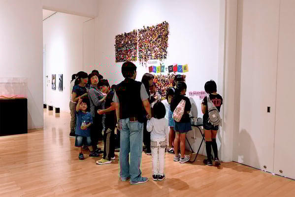2018年 安城展『みんなのセロハン画』展示風景