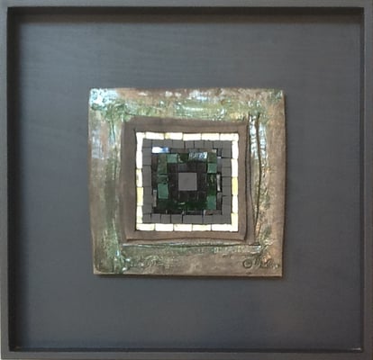 petit carré, 40x40 cm, vert 2015