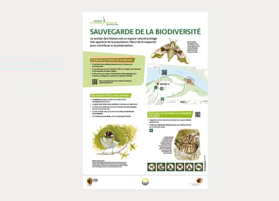 PANNEAUX A0 SOUS CAYLA  | EN COLLABORATION AVEC LATITUDE DURABLE | CONCEPTION ET RÉALISATION