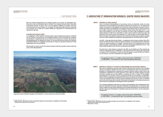 SHÉMA DIRECTEUR DU NORD LAUSANNOIS | GUIDE URBANISATION ET CULTURE | CONCEPTION ET RÉALISATION