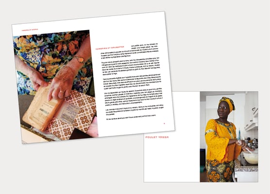 SAVEURS PARTAGÉES | LIVRE DE SÉVERINE FROMAIGEAT ET SARAH GIRARD | CRÉATION GRAPHIQUE EN COLLABORATION AVEC CLAIRE GOODYEAR