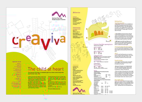 CREAVIVA | CENTRE PAUL KLEE | JOURNAL | CONCEPTION ET RÉALISATION EN COLLABORATION AVEC CLAIRE GOODYEAR