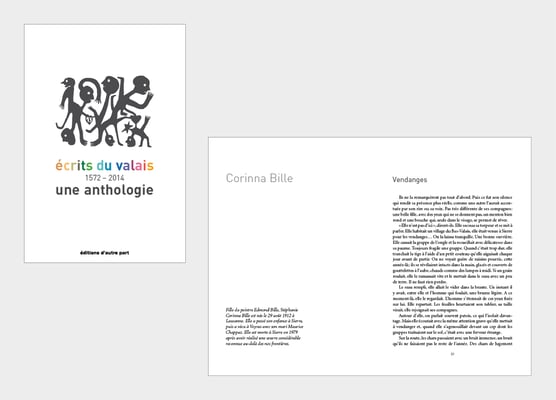 ÉDITIONS D'AUTRE PART | CONCEPTION ET RÉALISATION DE LIVRES | COUVERTURE ET PAGES INTÉRIEURES
