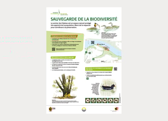 PANNEAUX A0 SOUS CAYLA  | EN COLLABORATION AVEC LATITUDE DURABLE | CONCEPTION ET RÉALISATION