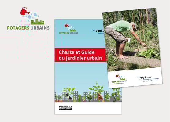 POTAGERS URBAINS | IDENTITÉ VISUELLE | LOGO | GUIDE DU JARDINIER URBAIN