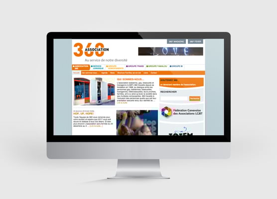 ASSOCIATION 360 | SITE INTERNET | CONCEPTION