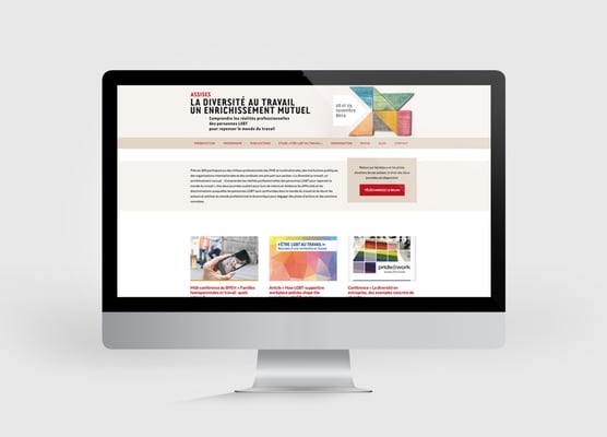 ASSISES: LA DIVERSITÉ AU TRAVAIL, UN ENRICHISSEMENT MUTUEL | SITE INTERNET |  CONCEPTION