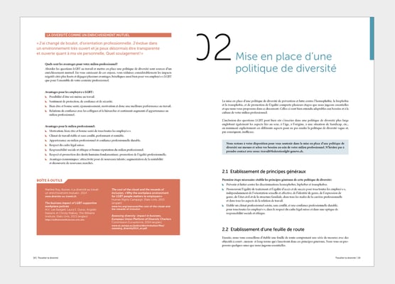 LA DIVERSITÉ AU TRAVAIL | GUIDE DES BONNES PRATIQUES |  CONCEPTION ET RÉALISATION