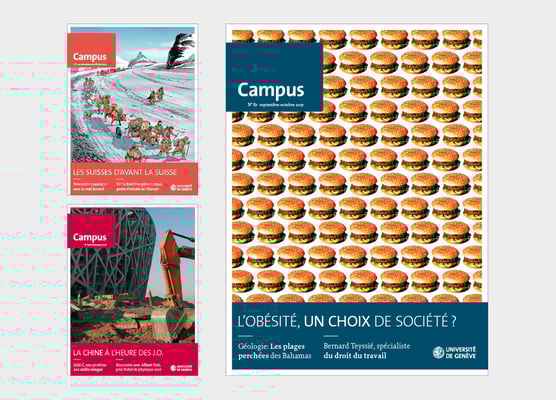 UNIVERSITÉ DE GENÈVE | MAGAZINE CAMPUS | CONCEPTION ET RÉALISATION