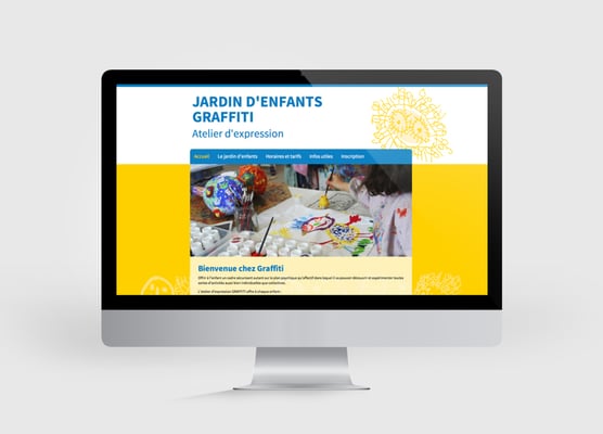 JARDIN D'ENFANTS GRAFFITTI | SITE INTERNET | CONCEPTION