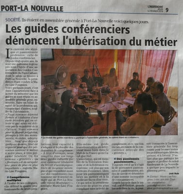 l'article de l'Indépendant suite à notre AG du 6/2/2019