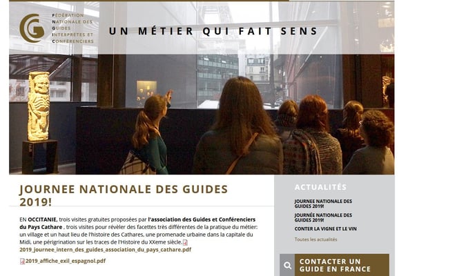 Journée Internationale des Guides Conférenciers 2019