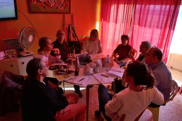 Les guides à Port-la-Nouvelle lors de l'AG 6/2/2019