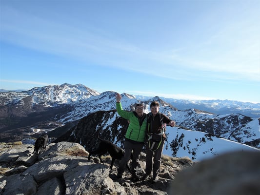 vue sur le Bathélémy 2348 m  (Ariège/Pyrénées)